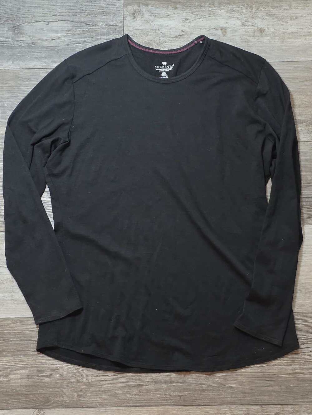 Seg'Ments Women's 100% Merino Wool Longsleeve Shirt Sz XL